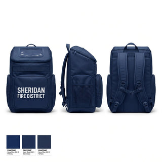 Gear Bag, Sheridan fire district, Fire Department, Teamtime, Team time, sublimation, custom sports apparel, team uniforms, spirit wear, spiritwear, sports uniforms, custom shirts, team store, custom team store, fundraiser sports, apparel fundraiser
