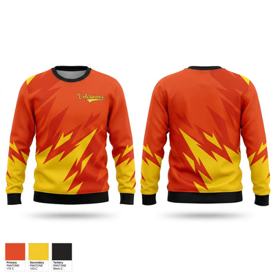 Volcanoes Crew Neck Sweatshirt - 1
