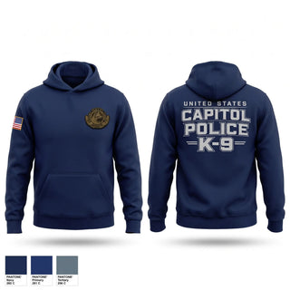 Hoodie, United States Capitol Police K9, Police, Teamtime, Team time, sublimation, custom sports apparel, team uniforms, spirit wear, spiritwear, sports uniforms, custom shirts, team store, custom team store, fundraiser sports, apparel fundraiser