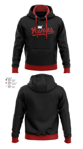 Hoodie, KINGS, Men's Basketball, Teamtime, Team time, sublimation, custom sports apparel, team uniforms, spirit wear, spiritwear, sports uniforms, custom shirts, team store, custom team store, fundraiser sports, apparel fundraiser