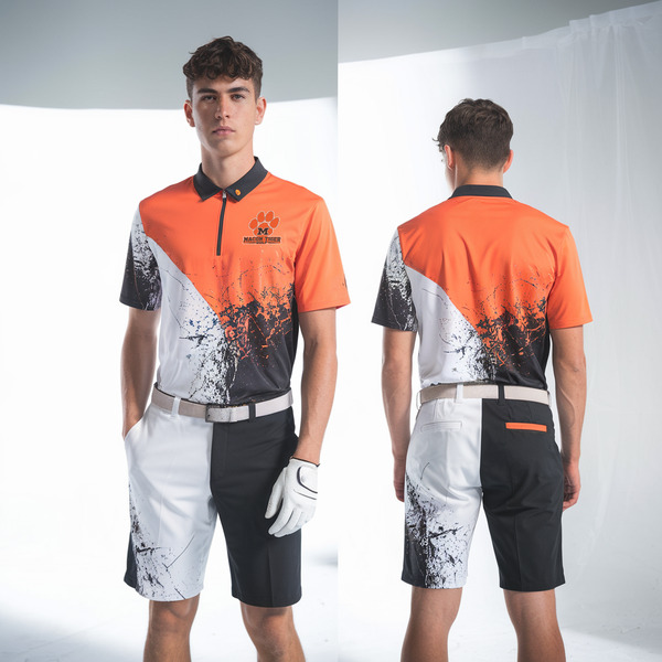 Short Sleeve Performance Polo, Macon Tiger Golf, Golf, Teamtime, Team time, sublimation, custom sports apparel, team uniforms, spirit wear, spiritwear, sports uniforms, custom shirts, team store, custom team store, fundraiser sports, apparel fundraiser