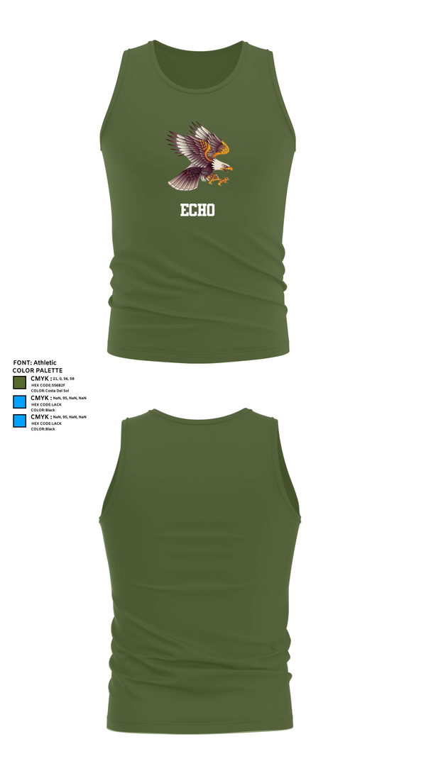 Tank Top, ECHO, , Teamtime, Team time, sublimation, custom sports apparel, team uniforms, spirit wear, spiritwear, sports uniforms, custom shirts, team store, custom team store, fundraiser sports, apparel fundraiser