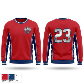 Crew Neck Sweatshirt, Southport, Baseball, Teamtime, Team time, sublimation, custom sports apparel, team uniforms, spirit wear, spiritwear, sports uniforms, custom shirts, team store, custom team store, fundraiser sports, apparel fundraiser