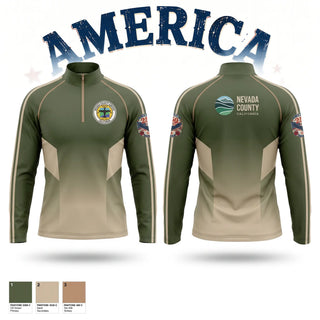 Quarter Zip Jacket, County of Nevada, , Teamtime, Team time, sublimation, custom sports apparel, team uniforms, spirit wear, spiritwear, sports uniforms, custom shirts, team store, custom team store, fundraiser sports, apparel fundraiser