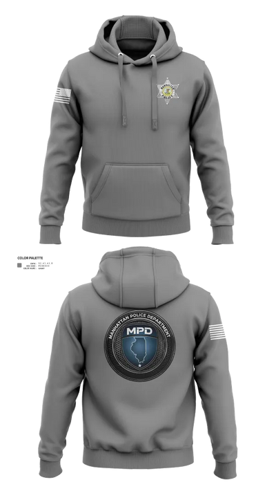 Manhattan Police Department 25505954 Hoodie - 141