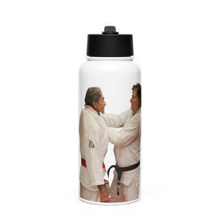 Gracie JiuJitsu Athens 70978792 Stainless Steel Water Bottle with a Straw Lid