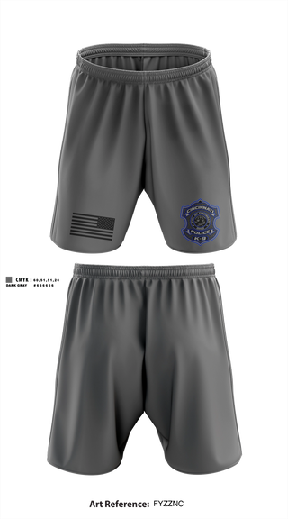 Athletic Shorts With Pockets, Cincinnati PD Marine Patrol, Police, Teamtime, Team time, sublimation, custom sports apparel, team uniforms, spirit wear, spiritwear, sports uniforms, custom shirts, team store, custom team store, fundraiser sports, apparel fundraiser
