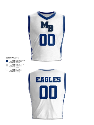 Womens Basketball Jersey, MB EAGLES Women's Basketball, Women's Basketball, Teamtime, Team time, sublimation, custom sports apparel, team uniforms, spirit wear, spiritwear, sports uniforms, custom shirts, team store, custom team store, fundraiser sports, apparel fundraiser