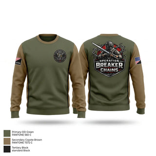 Crew Neck Sweatshirt, Operation Breaker Of Chains IN NC., , Teamtime, Team time, sublimation, custom sports apparel, team uniforms, spirit wear, spiritwear, sports uniforms, custom shirts, team store, custom team store, fundraiser sports, apparel fundraiser