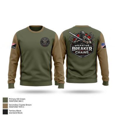 Operation Breaker Of Chains IN NC. Crew Neck Sweatshirt - 1