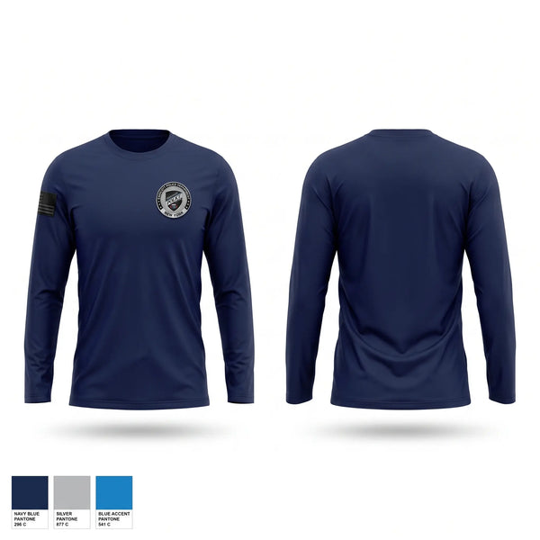 Long Sleeve Performance Shirt, Endicott Police Department, Police, Teamtime, Team time, sublimation, custom sports apparel, team uniforms, spirit wear, spiritwear, sports uniforms, custom shirts, team store, custom team store, fundraiser sports, apparel fundraiser