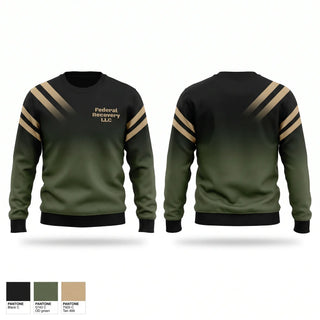 Crew Neck Sweatshirt, Federal Recovery LLC, Marines, Teamtime, Team time, sublimation, custom sports apparel, team uniforms, spirit wear, spiritwear, sports uniforms, custom shirts, team store, custom team store, fundraiser sports, apparel fundraiser