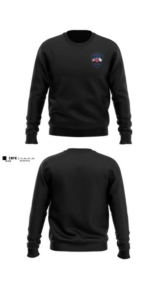 Crew Neck Sweatshirt, Hopkinton Police Department, Police, Teamtime, Team time, sublimation, custom sports apparel, team uniforms, spirit wear, spiritwear, sports uniforms, custom shirts, team store, custom team store, fundraiser sports, apparel fundraiser