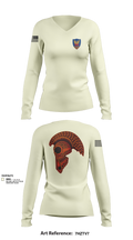 HHC, 311th (T)SC 14853900 Women's Long Sleeve V-neck Shirt - 103