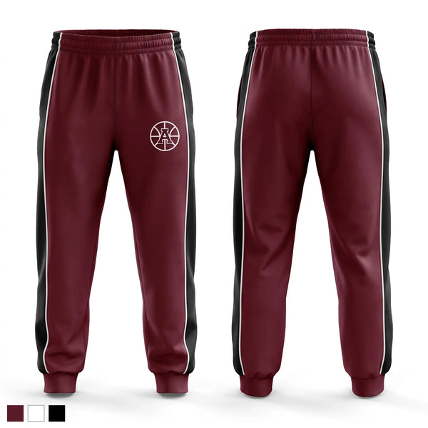 Sweatpants, Auburn Maroons, Men's Basketball, Teamtime, Team time, sublimation, custom sports apparel, team uniforms, spirit wear, spiritwear, sports uniforms, custom shirts, team store, custom team store, fundraiser sports, apparel fundraiser