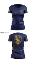 K9  Women's Short Sleeve V-neck Shirt - 1