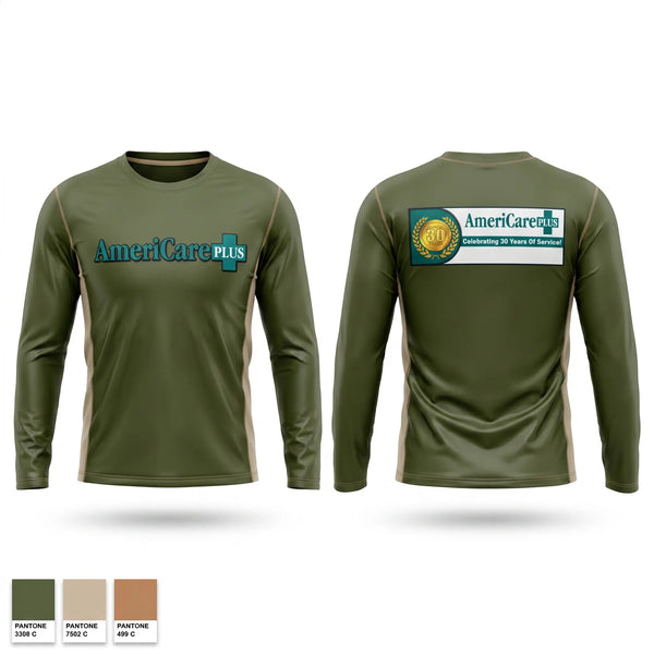 Long Sleeve Performance Shirt, Americare Plus, , Teamtime, Team time, sublimation, custom sports apparel, team uniforms, spirit wear, spiritwear, sports uniforms, custom shirts, team store, custom team store, fundraiser sports, apparel fundraiser