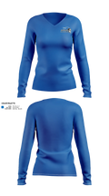 Mount Saint Mary College Swimming Women's Long Sleeve V-neck Shirt - 22