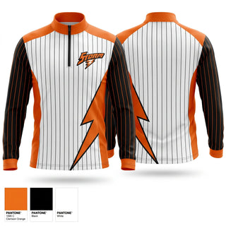 Quarter Zip Jacket, Storm, Softball, Teamtime, Team time, sublimation, custom sports apparel, team uniforms, spirit wear, spiritwear, sports uniforms, custom shirts, team store, custom team store, fundraiser sports, apparel fundraiser