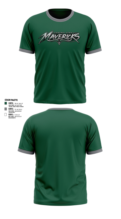 Central Utah Mavericks Short Sleeve Performance Shirt - 4