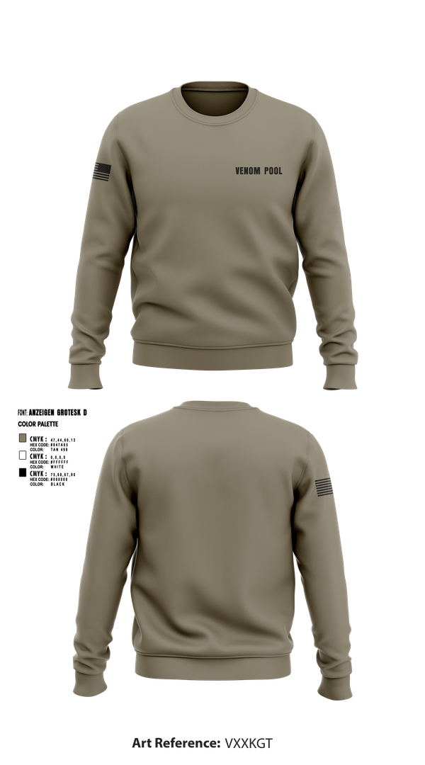 Crew Neck Sweatshirt, Venom Pool, , Teamtime, Team time, sublimation, custom sports apparel, team uniforms, spirit wear, spiritwear, sports uniforms, custom shirts, team store, custom team store, fundraiser sports, apparel fundraiser