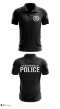Cloverdale police department 51984655 Short Sleeve Performance Polo - 1