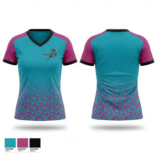 Womens Short Sleeve Vneck Shirt, New Mexico Roadrunners, Men's Basketball, Teamtime, Team time, sublimation, custom sports apparel, team uniforms, spirit wear, spiritwear, sports uniforms, custom shirts, team store, custom team store, fundraiser sports, apparel fundraiser