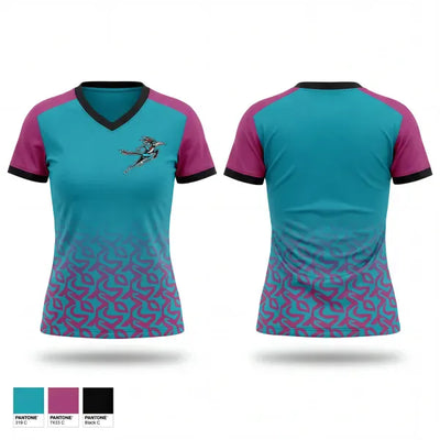New Mexico Roadrunners 70307782 Women's Short Sleeve V-neck Shirt - 1