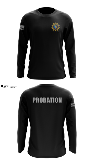 Long Sleeve Performance Shirt, Putnam County Probation Department, Police, Teamtime, Team time, sublimation, custom sports apparel, team uniforms, spirit wear, spiritwear, sports uniforms, custom shirts, team store, custom team store, fundraiser sports, apparel fundraiser