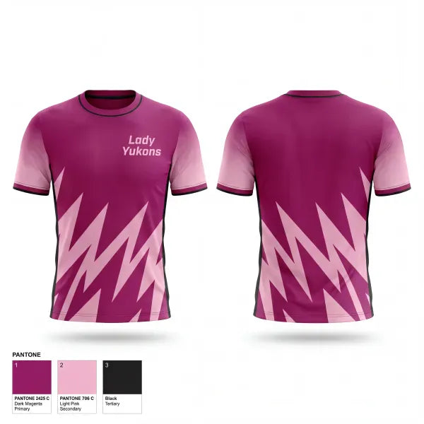 Short Sleeve Performance Shirt, Lady Yukons, Women's Basketball, Teamtime, Team time, sublimation, custom sports apparel, team uniforms, spirit wear, spiritwear, sports uniforms, custom shirts, team store, custom team store, fundraiser sports, apparel fundraiser