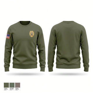 Crew Neck Sweatshirt, U.S. PROBATION, Police, Teamtime, Team time, sublimation, custom sports apparel, team uniforms, spirit wear, spiritwear, sports uniforms, custom shirts, team store, custom team store, fundraiser sports, apparel fundraiser
