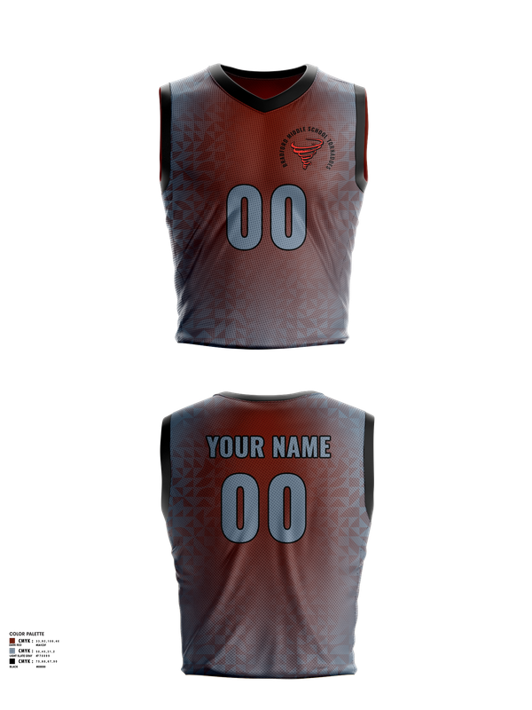 Womens Basketball Jersey, Bradford Middle School Tornadoes, Women's Basketball, Teamtime, Team time, sublimation, custom sports apparel, team uniforms, spirit wear, spiritwear, sports uniforms, custom shirts, team store, custom team store, fundraiser sports, apparel fundraiser