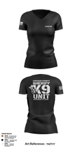 Chisago County K9 Unit 88074556 Women's Short Sleeve V-neck Shirt - 107