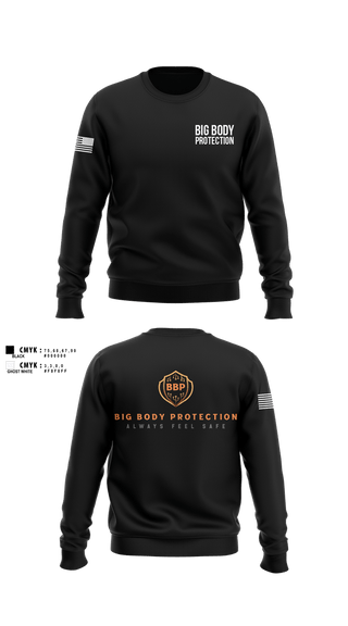 Crew Neck Sweatshirt, Big Body Protection, Army, Teamtime, Team time, sublimation, custom sports apparel, team uniforms, spirit wear, spiritwear, sports uniforms, custom shirts, team store, custom team store, fundraiser sports, apparel fundraiser