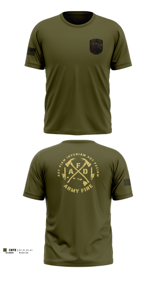Old School Cotton Feel Shirt, ARMY FIRE, Fire Department, Teamtime, Team time, sublimation, custom sports apparel, team uniforms, spirit wear, spiritwear, sports uniforms, custom shirts, team store, custom team store, fundraiser sports, apparel fundraiser