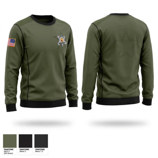 Crew Neck Sweatshirt, Crawford county Kansas detectives, Police, Teamtime, Team time, sublimation, custom sports apparel, team uniforms, spirit wear, spiritwear, sports uniforms, custom shirts, team store, custom team store, fundraiser sports, apparel fundraiser