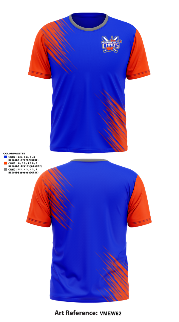 Short Sleeve Performance Shirt, Mountain State Chaos, Softball, Teamtime, Team time, sublimation, custom sports apparel, team uniforms, spirit wear, spiritwear, sports uniforms, custom shirts, team store, custom team store, fundraiser sports, apparel fundraiser