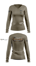 TJAGCLS 24951394 Women's Long Sleeve V-neck Shirt - 4