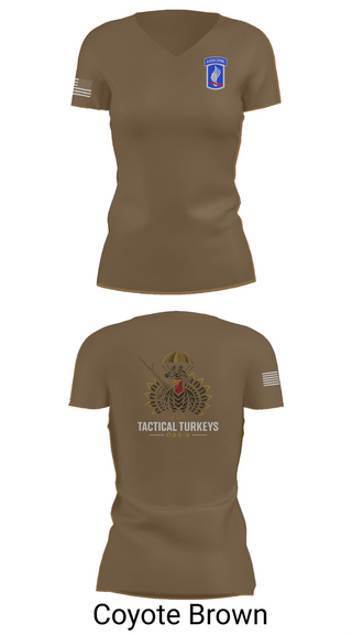 Womens Short Sleeve Vneck Shirt, OAS-X, Army, Teamtime, Team time, sublimation, custom sports apparel, team uniforms, spirit wear, spiritwear, sports uniforms, custom shirts, team store, custom team store, fundraiser sports, apparel fundraiser