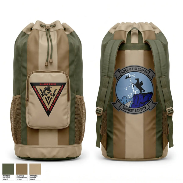 Gear Bag, Aircraft Recovery, Marines, Teamtime, Team time, sublimation, custom sports apparel, team uniforms, spirit wear, spiritwear, sports uniforms, custom shirts, team store, custom team store, fundraiser sports, apparel fundraiser