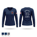 Ryegate Fire Department Women's Long Sleeve V-neck Shirt - 1