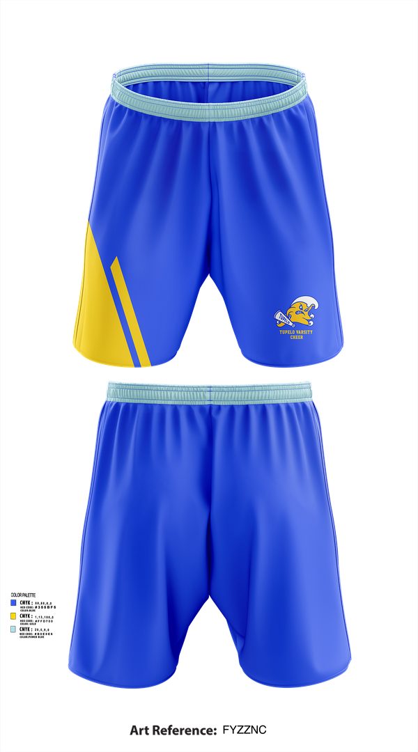 Athletic Shorts With Pockets, Tupelo Varsity Cheer, Cheer, Teamtime, Team time, sublimation, custom sports apparel, team uniforms, spirit wear, spiritwear, sports uniforms, custom shirts, team store, custom team store, fundraiser sports, apparel fundraiser