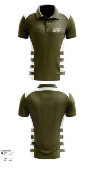 Short Sleeve Performance Polo, Georgia hurricanes, Men's Basketball, Teamtime, Team time, sublimation, custom sports apparel, team uniforms, spirit wear, spiritwear, sports uniforms, custom shirts, team store, custom team store, fundraiser sports, apparel fundraiser