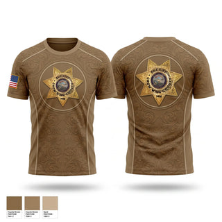 Short Sleeve Performance Shirt, Crow Wing County Sheriff, Police, Teamtime, Team time, sublimation, custom sports apparel, team uniforms, spirit wear, spiritwear, sports uniforms, custom shirts, team store, custom team store, fundraiser sports, apparel fundraiser