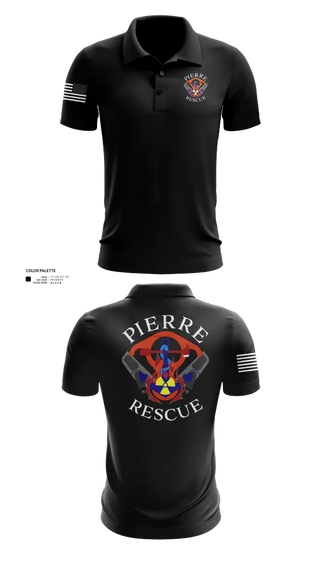 Short Sleeve Performance Polo, Pierre Rescue, , Teamtime, Team time, sublimation, custom sports apparel, team uniforms, spirit wear, spiritwear, sports uniforms, custom shirts, team store, custom team store, fundraiser sports, apparel fundraiser