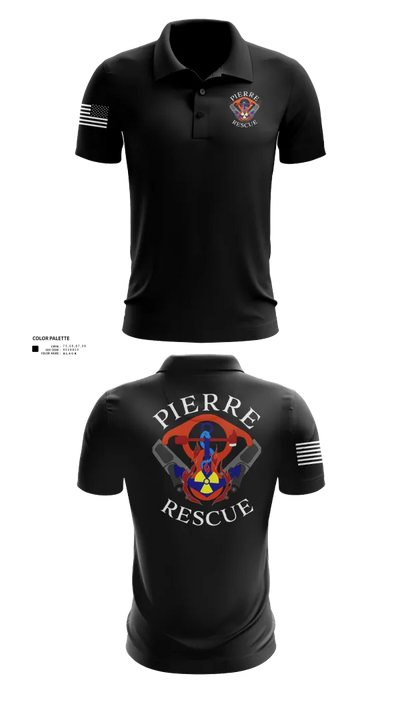 Pierre Rescue 96515631 Short Sleeve Performance Polo - 104