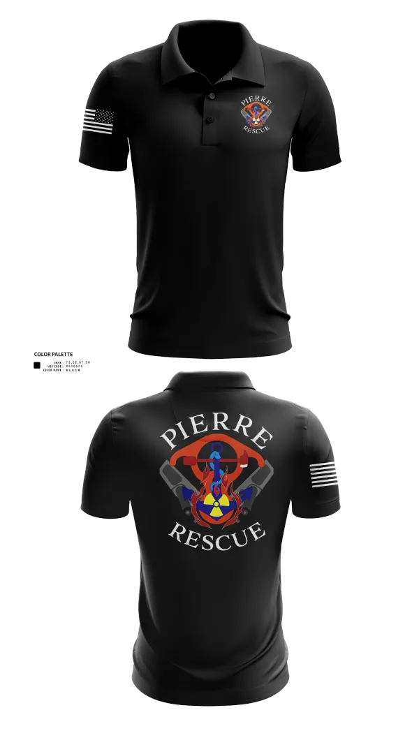 Short Sleeve Performance Polo, Pierre Rescue, , Teamtime, Team time, sublimation, custom sports apparel, team uniforms, spirit wear, spiritwear, sports uniforms, custom shirts, team store, custom team store, fundraiser sports, apparel fundraiser