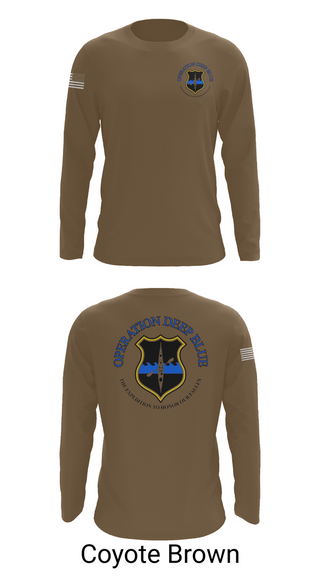 Long Sleeve Performance Shirt, Operation Deep Blue, , Teamtime, Team time, sublimation, custom sports apparel, team uniforms, spirit wear, spiritwear, sports uniforms, custom shirts, team store, custom team store, fundraiser sports, apparel fundraiser
