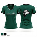 Jackson Dance 2996899 Women's Short Sleeve V-neck Shirt - 1