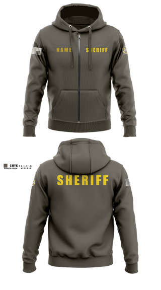 Zip Hoodie, JEFFERSON COUNTY SHERIFFS OFFICE, Police, Teamtime, Team time, sublimation, custom sports apparel, team uniforms, spirit wear, spiritwear, sports uniforms, custom shirts, team store, custom team store, fundraiser sports, apparel fundraiser